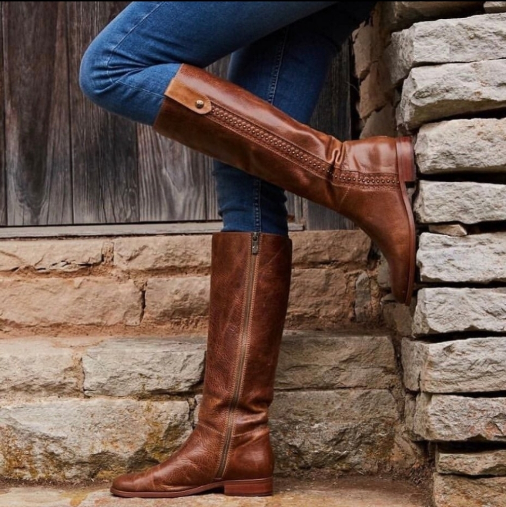 Patricia Nash Carlina Riding Boots Size 10